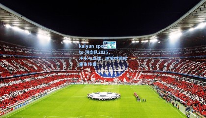 kaiyun sports-河南队2025，汗水与血性，逆境中铸就重生传奇